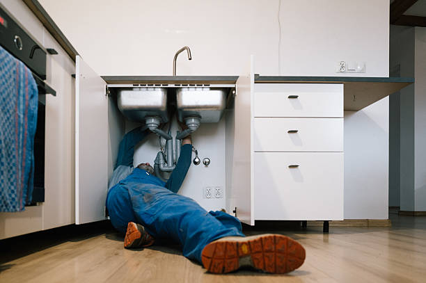 Professional Plumbing technician working in Big Lake, AK
